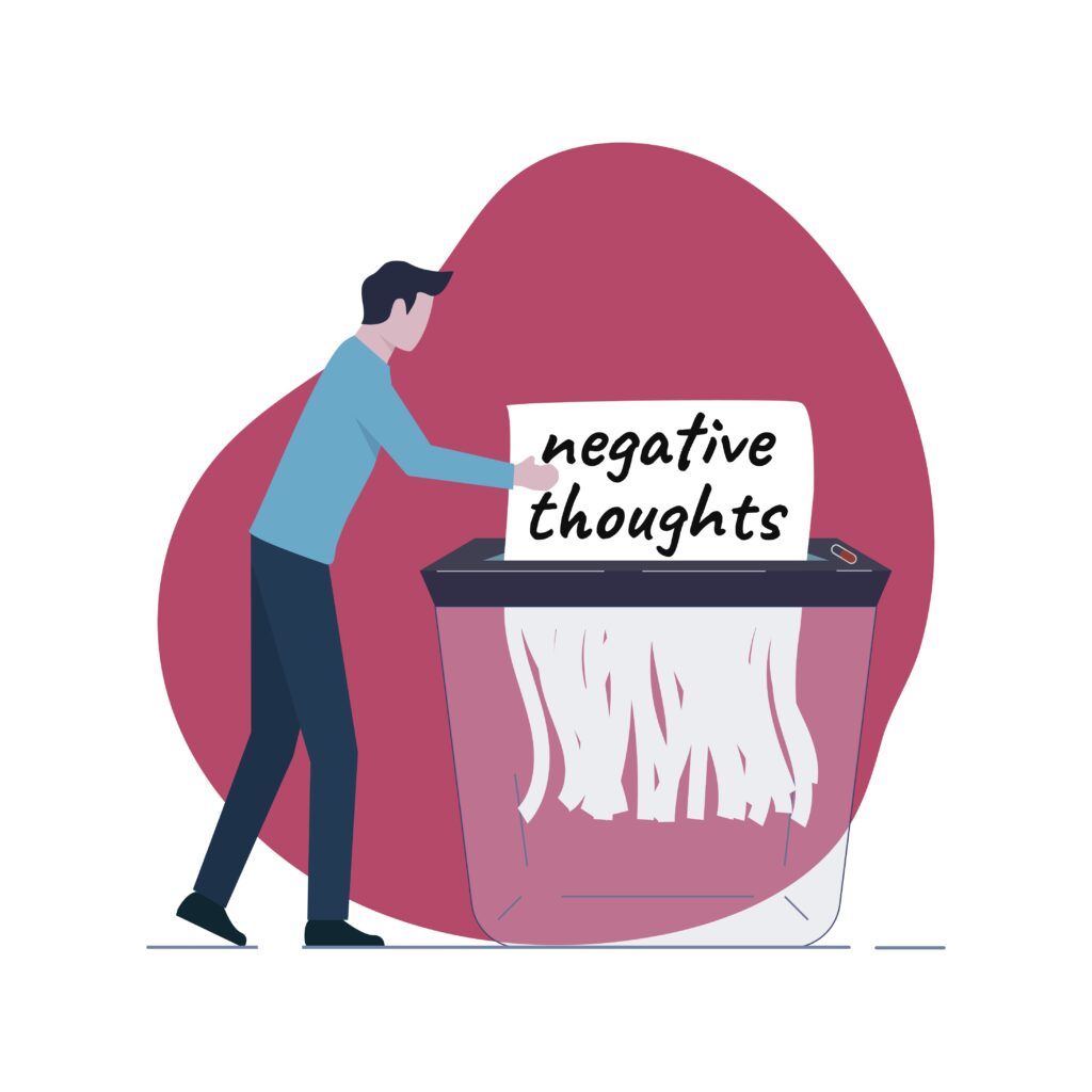 Stop negative thoughts. Break the worry loop