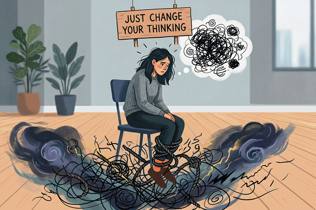 Why "Just Change Your Thinking" Doesn't Fix Anxiety